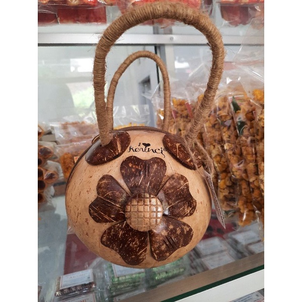 OLEH-OLEH KERINCI JAMBI TAS BATOK KELAPA/TAS TEMPURUNG KELAPA