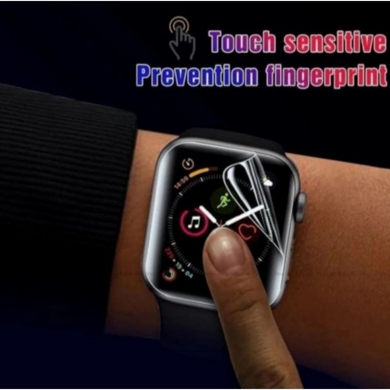 Apple watch 7 series 41 mm 45 mm anti gores hydrogel clear screen protector