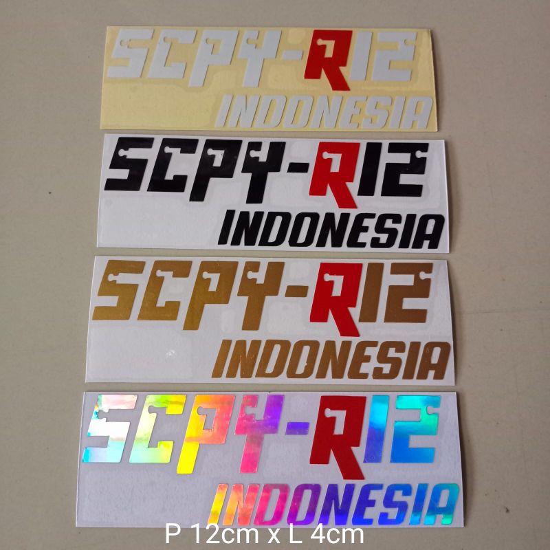 sticker cutting Scoopy R12 scpy r12