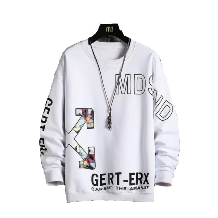 N_S Pakain Pria/Wanita T-Shirt Baju Sweater Sweathirt Lengan Panjang X_0ne