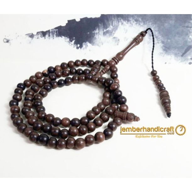 Tasbih Muslim Kalimosodo / Tasbih Kalimasada / Tasbih Kayu Bertuah