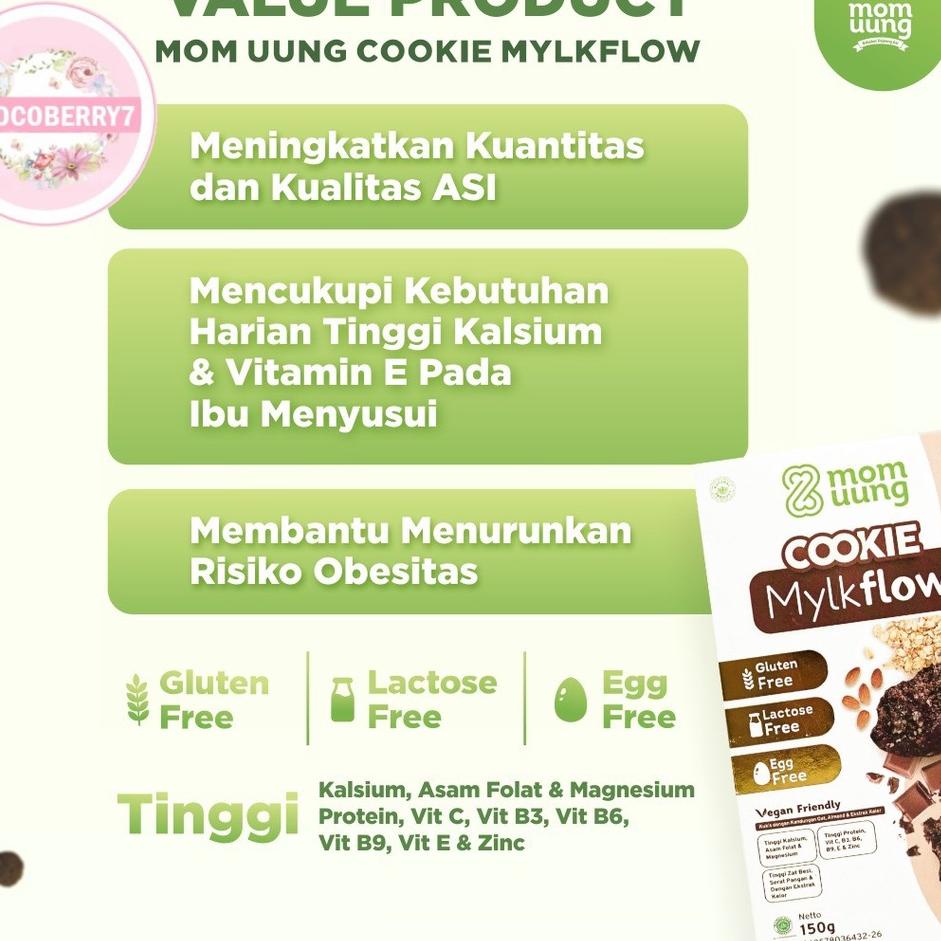 

Terjangkau Mom Uung Cookie Mylkflow Ekstrak Kelor Almond Oat Vegan Friendly Cookies Kukis MomUung ~