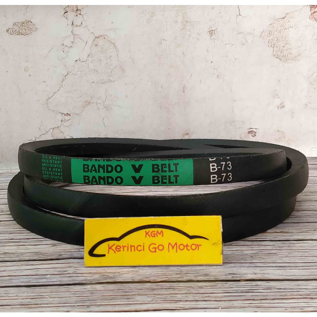 BANDO VAN BELT B-73 V BELT TALI KIPAS B73 FAN BELT VANBELT POLOS B-73