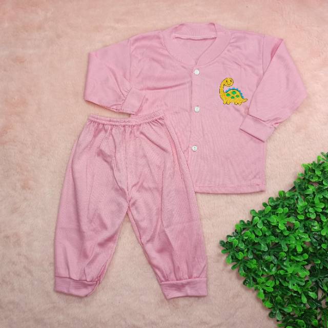 Ss#4003 Setelan Piyama Bayi ukuran New Born  0-6bulan / Piyama Kancing