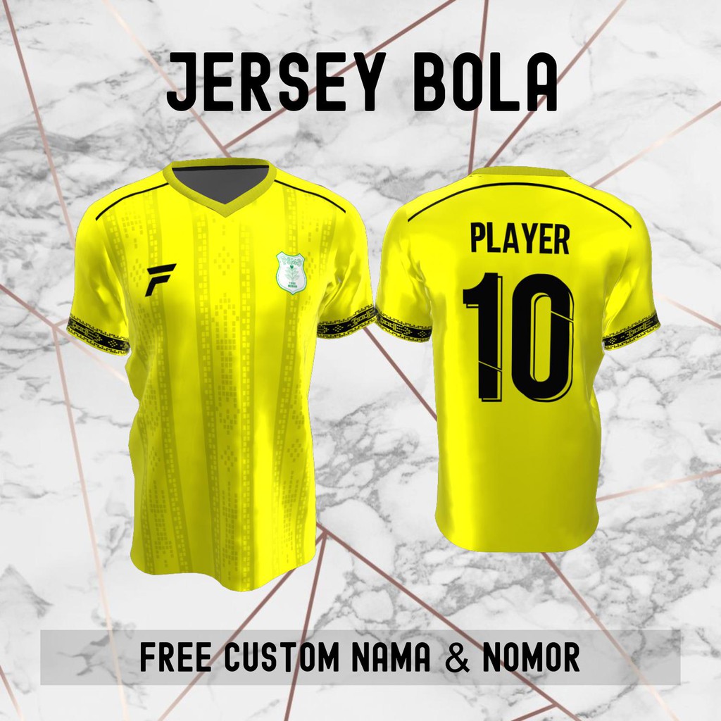 Jersey PSMS Medan Klub Bola Baju Kaos Custom Nama dan Nomor Punggung - 554