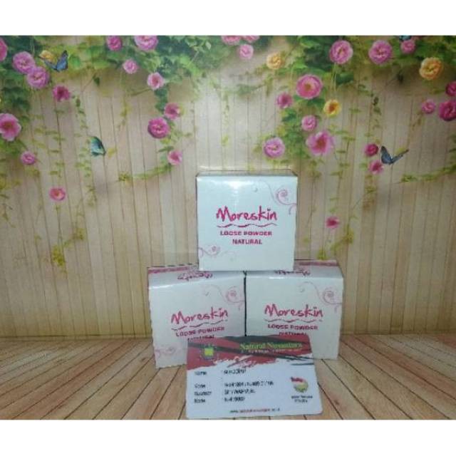 BEDAK TABUR GLOWING MORESKIN LPOWDER NASA ORIGINAL
