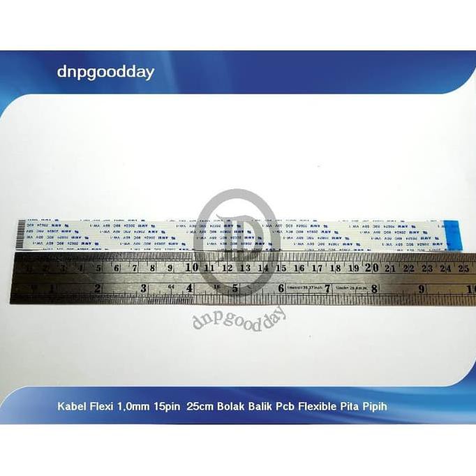 

Kabel Flexi 1,0Mm 15Pin 25Cm Bolak Balik Pcb Flexible Pita Pipih Dnpgood11 Juara