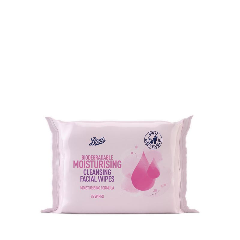 Jual Boots Moisturising Cleansing Facial Wipes 25 Pcs Shopee Indonesia