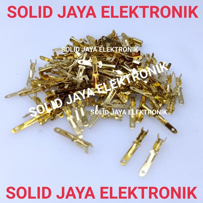 SKUN KABEL GEPENG 3 MM MALE SEKUN SKUN KABEL COWO LAKI SOKET TERMINAL 3MM KABEL ELEKTRONIK SEKUN