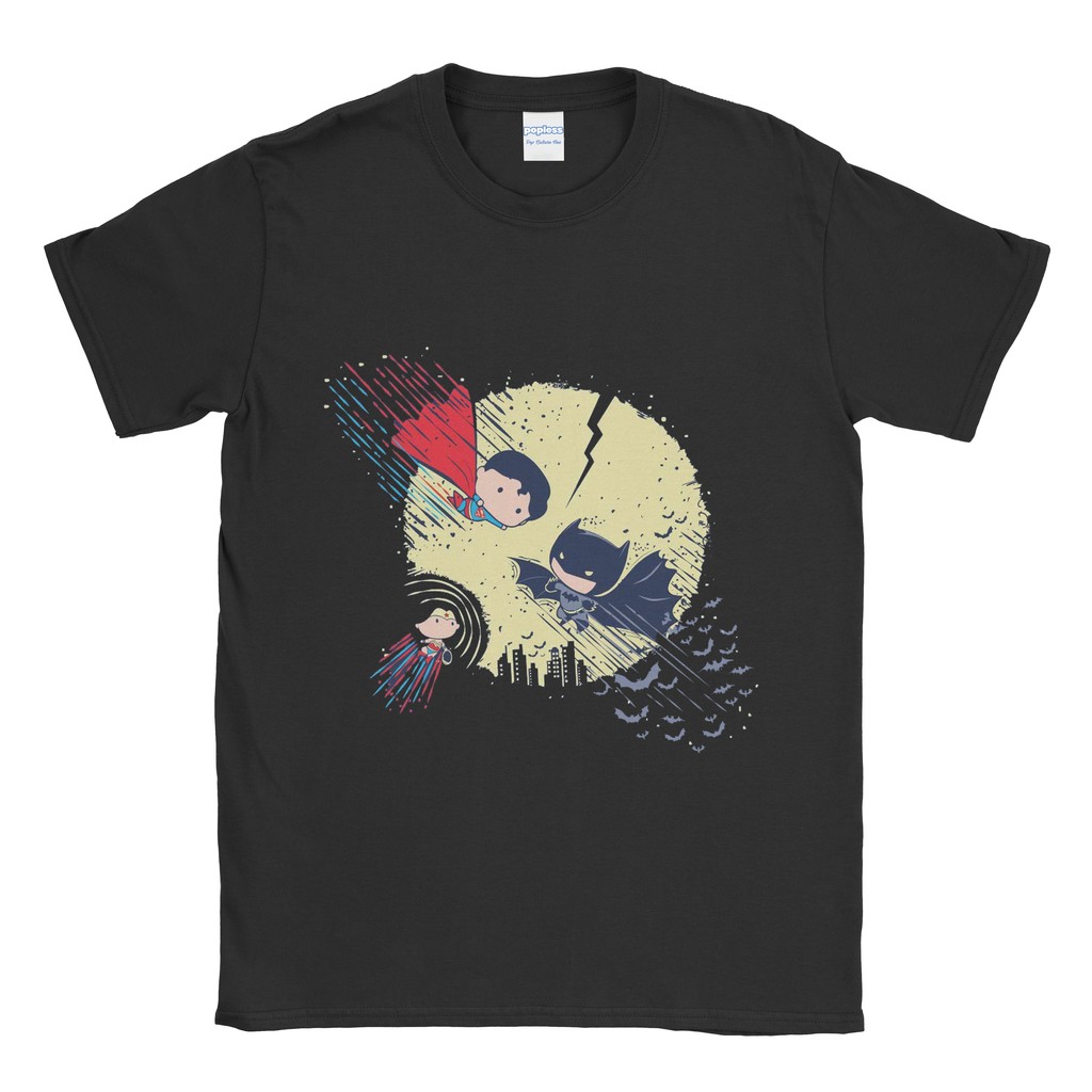 Baju Kaos Tshirt Dc Superhero Superman Vs Batman