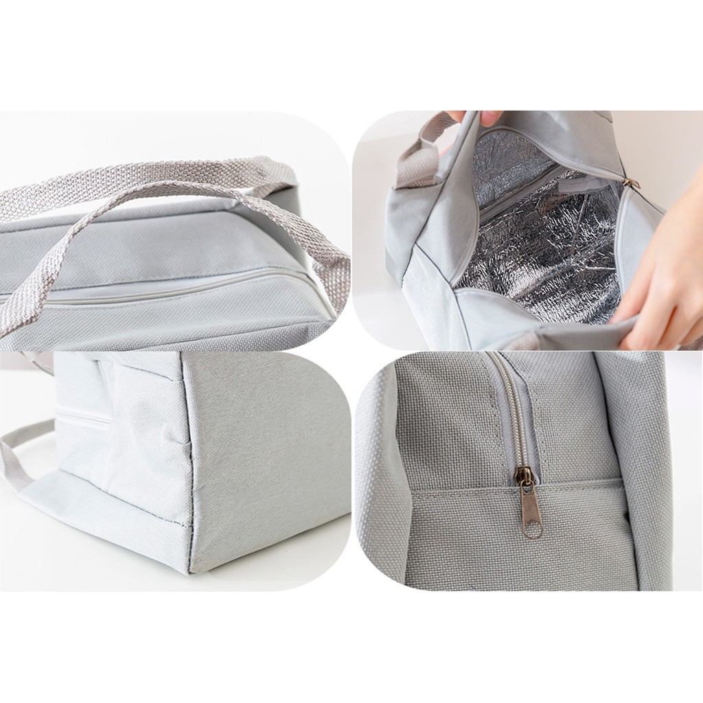 ELFYDO - Tas Bekal Karakter Lunch Cooler Bag Salur Makanan Aluminium Kotak Makan