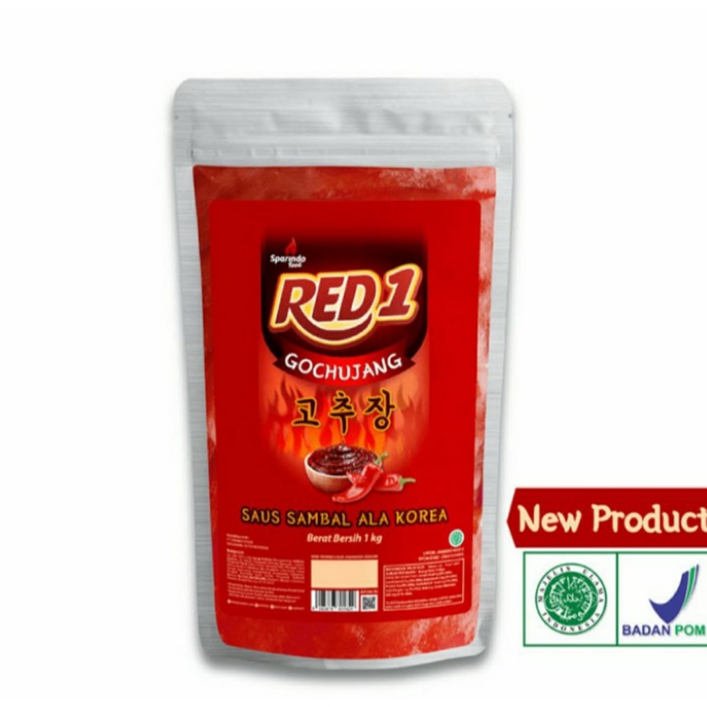 RED1 Gochujang Halal 1 kg Saus Korea Pedas 1kg