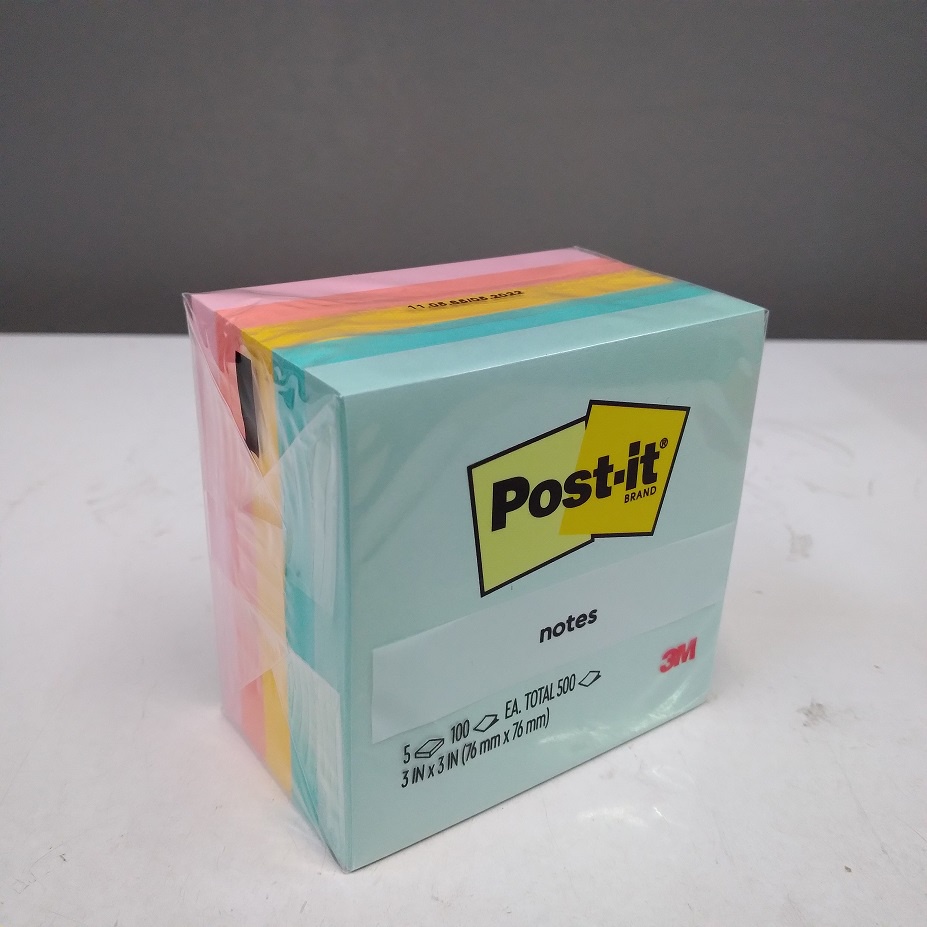 

3M Post It Super Sticky Notes 654-5AP 3 inch x 3 inch