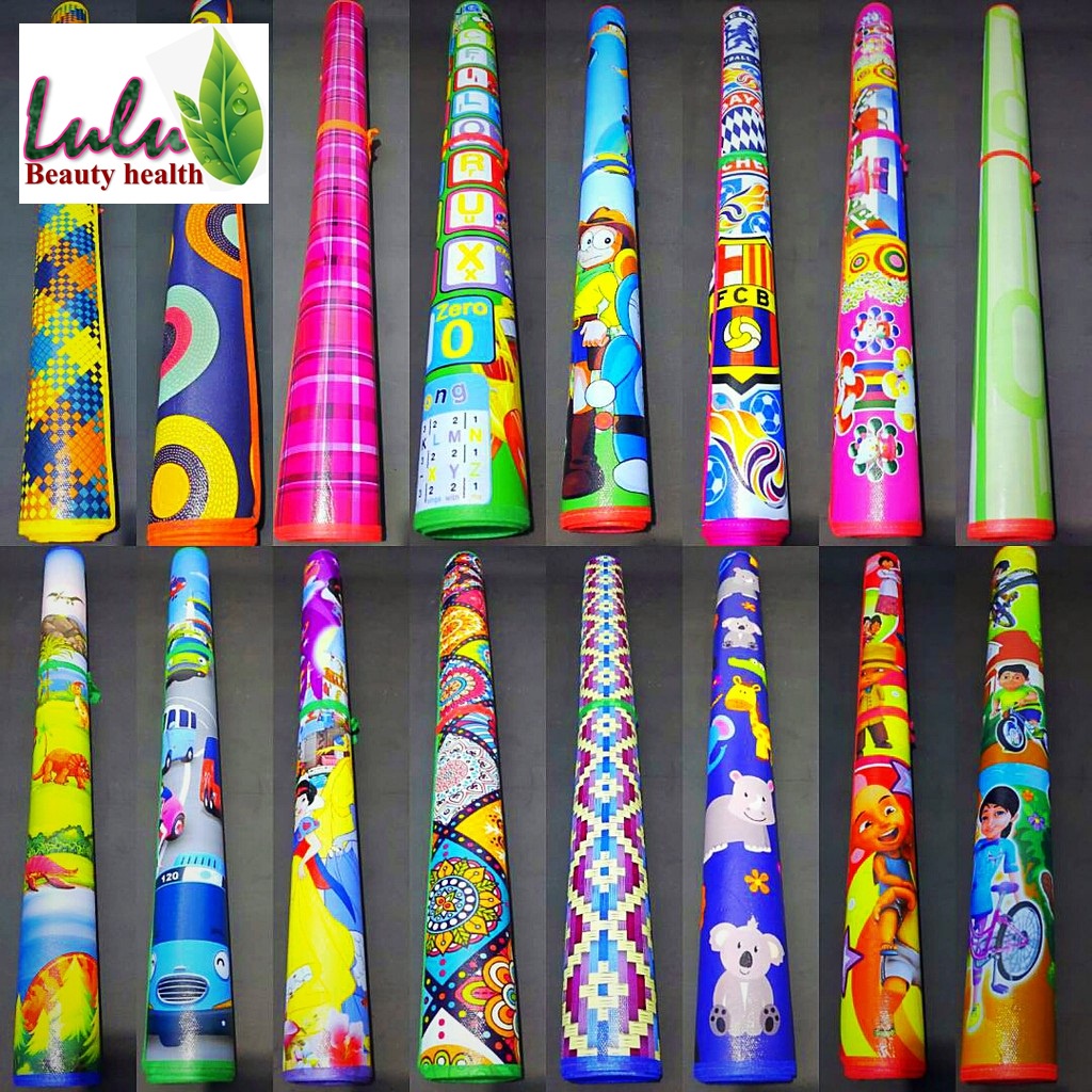 TIKAR SPON - KARPET SPON - TIKAR LANTAI SPON - TIKAR EVA - KARAKTER MOTIF RANDOM (120 X 150 CM)