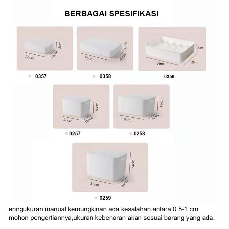 RED HOUSE Plastic Storage Box Kotak Penyimpanan MultifungsI