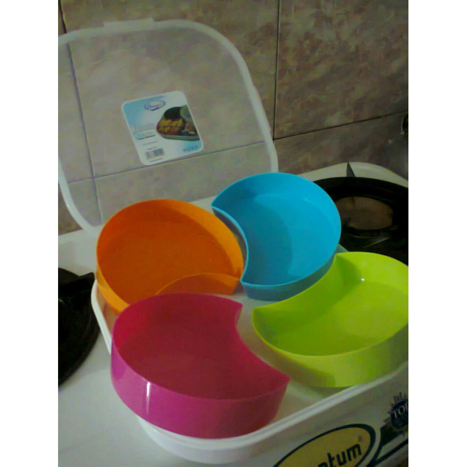 toples plastik cantik 4 ruang untuk lebaran