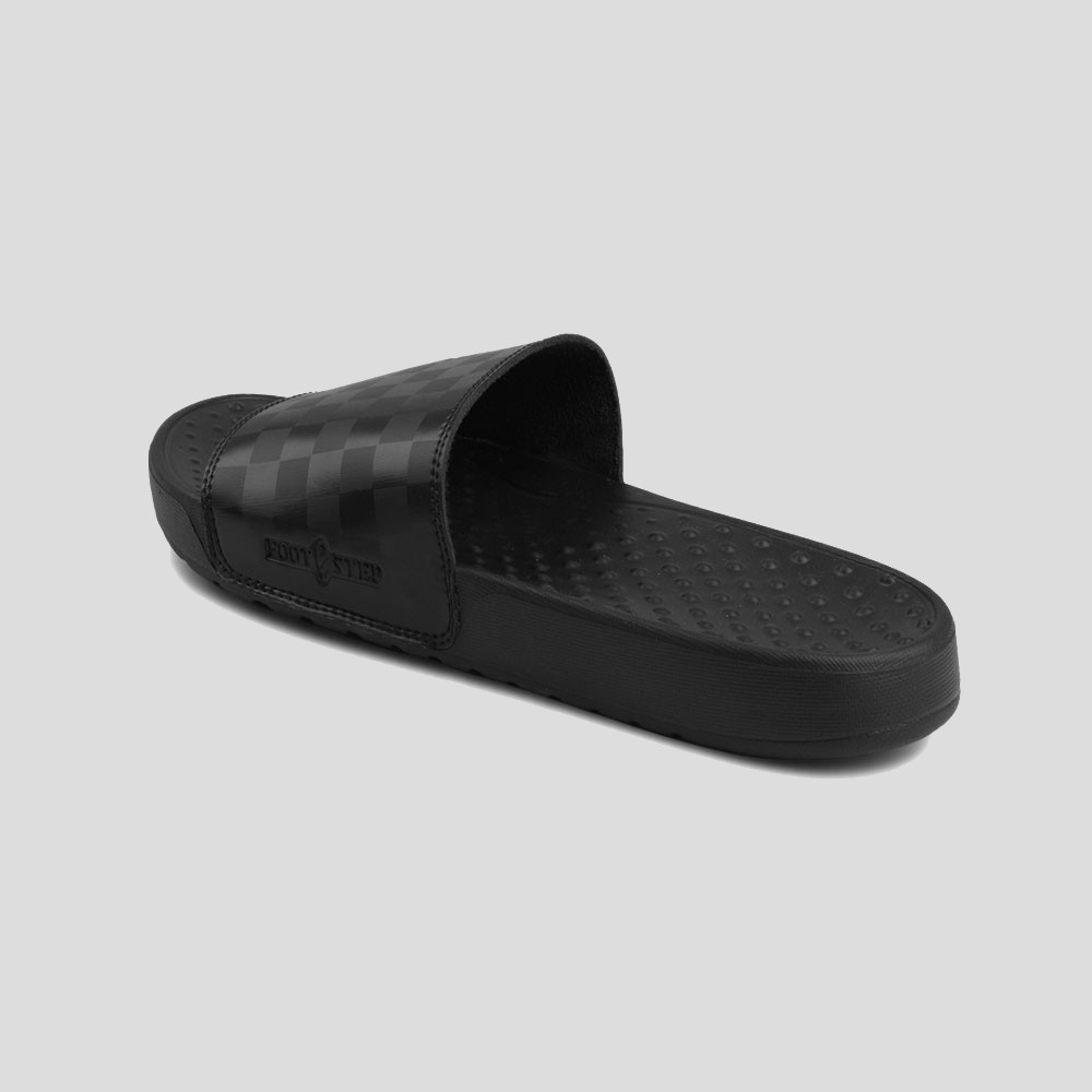 HEXA BLACK |ManNeedMe x FSTP| Sandal Slop Pria - Sendal Slip On Ringan