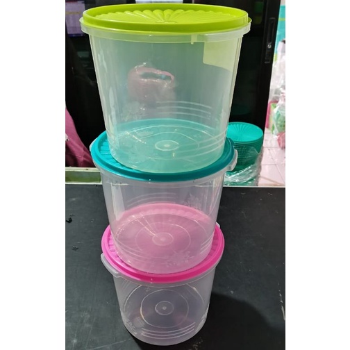 toples plastik/toples kerupuk 5 liter (per 3 pcs)