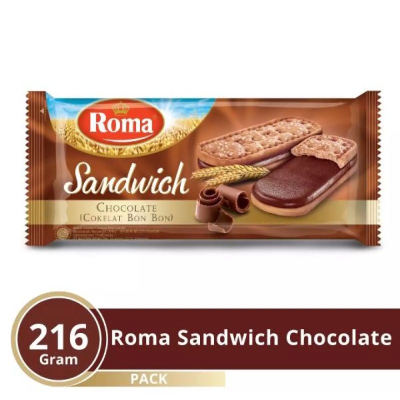 

roma sandwich coklat bon bon