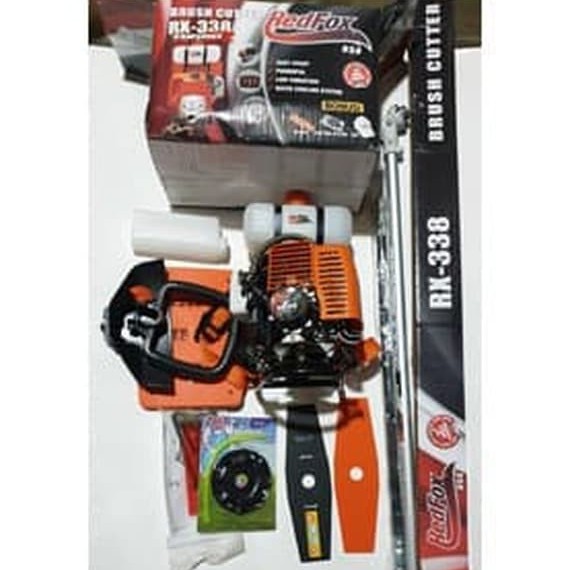 REDFOX 338 Recoil Brush Cutter Mesin Potong Rumput Gendong sumura
