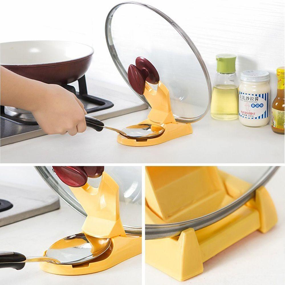 [Elegan] Kitchen Wave New Arrival Rak Penyimpanan Tutup Panci Wajan Sendok