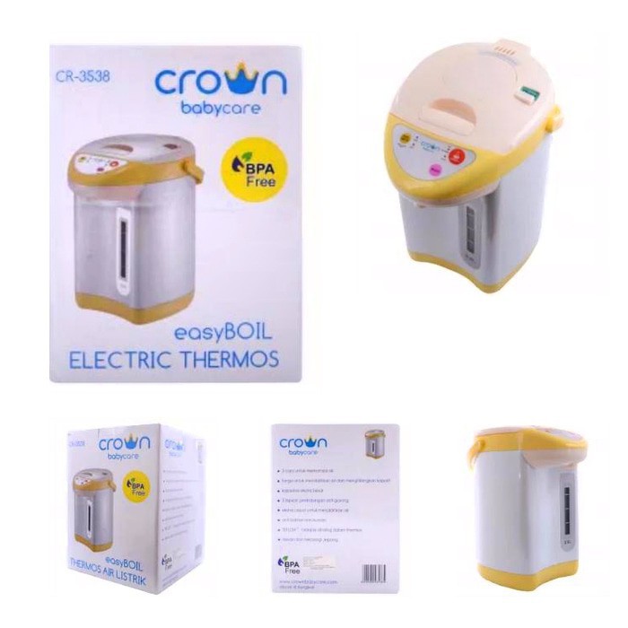 CROWN Easyboil Electric Thermos CR3538