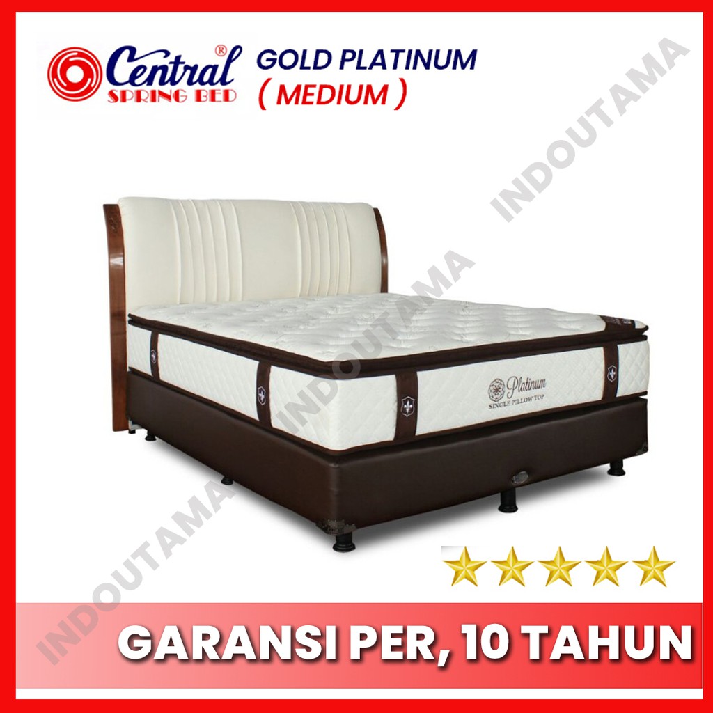 Kasur Springbed Matras Central - Gold Platinum
