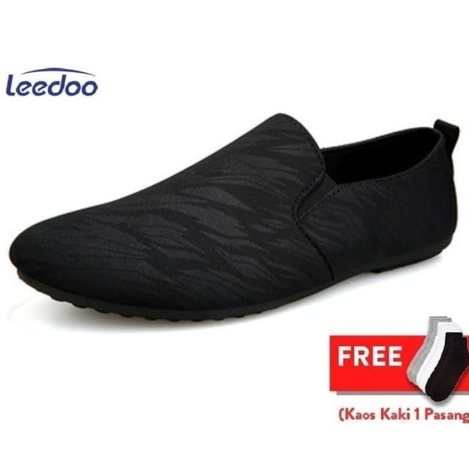 Leedoo Sepatu Pria Slip On Casual Import Sepatu Santai MR214