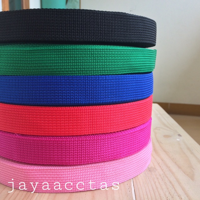  Tali  webbing tas  LT 2 5 cm warna Shopee Indonesia