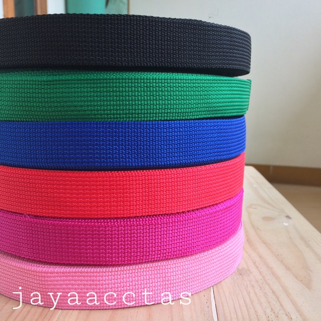 Tali webbing tas LT 2.5 cm warna