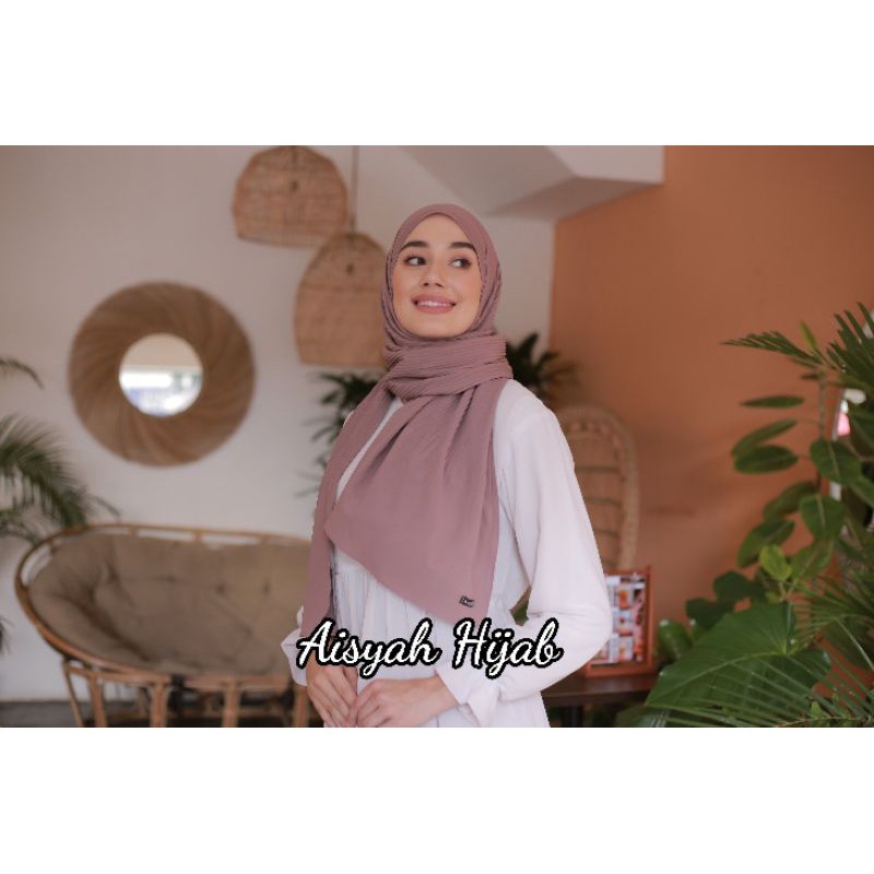 PASHMINA PLISKIT PLISKET PLEATED CERUTY BABYDOLL PREMIUM/ PASHMINA PLISKET LIDI CABANG/PLEATED SHAWL-2