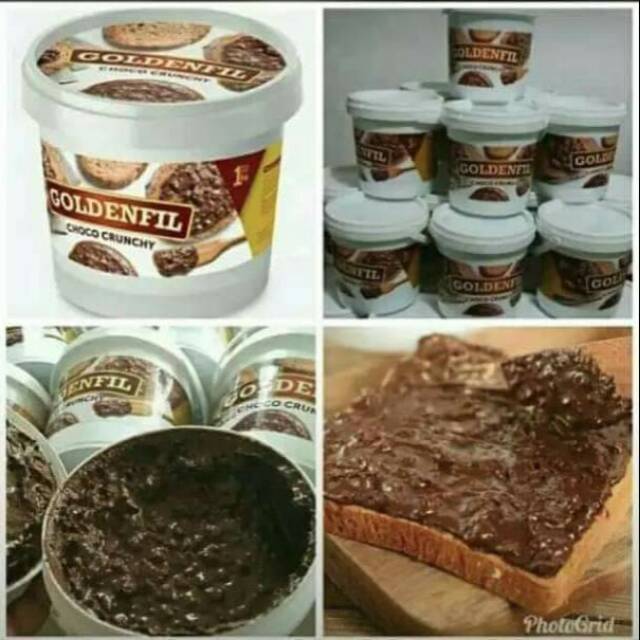 

Goldenfil 1 kg crunchy selai coklat