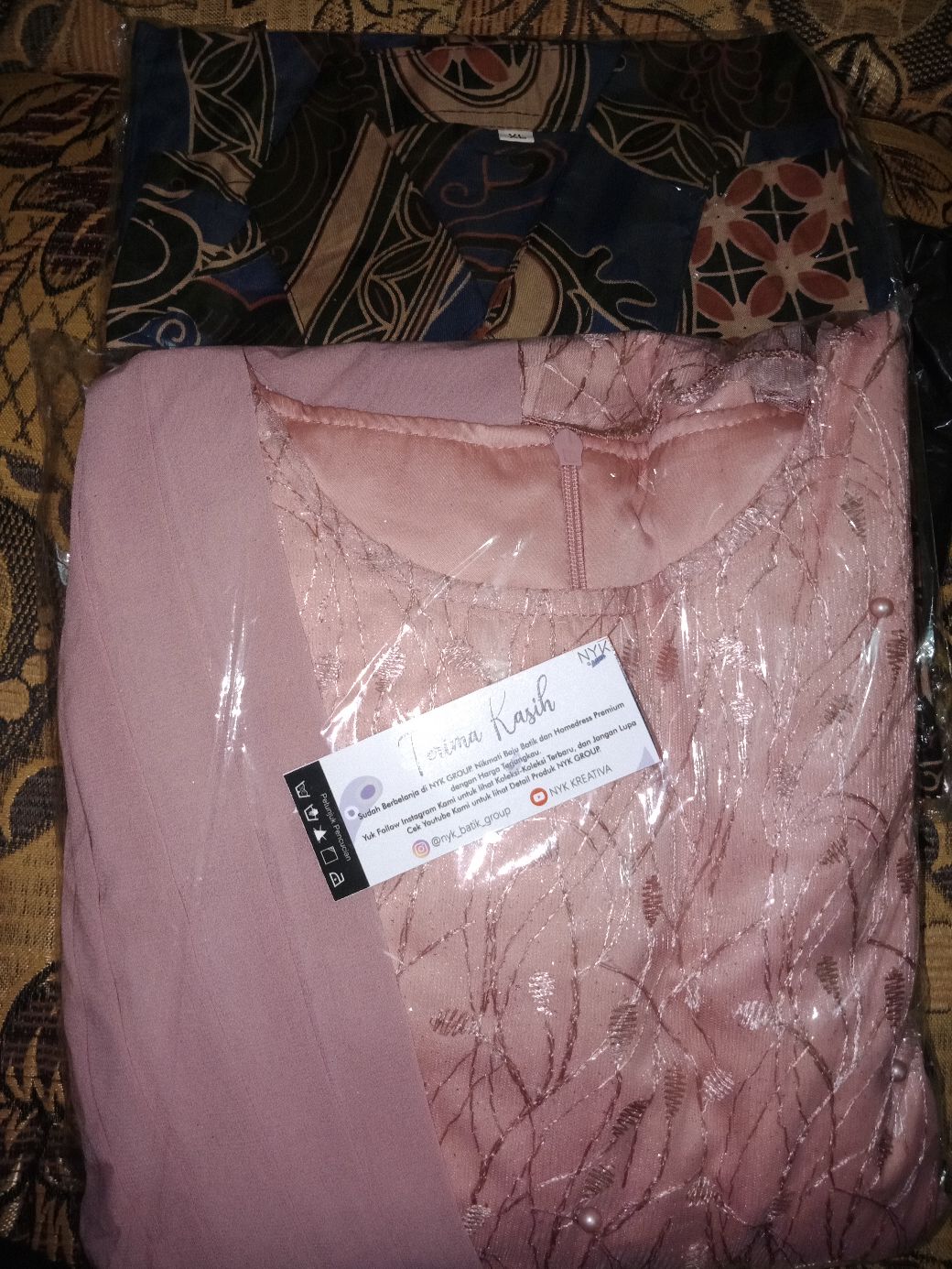 Couple Batik Dewi Sinta Brukat Tile Salsabila