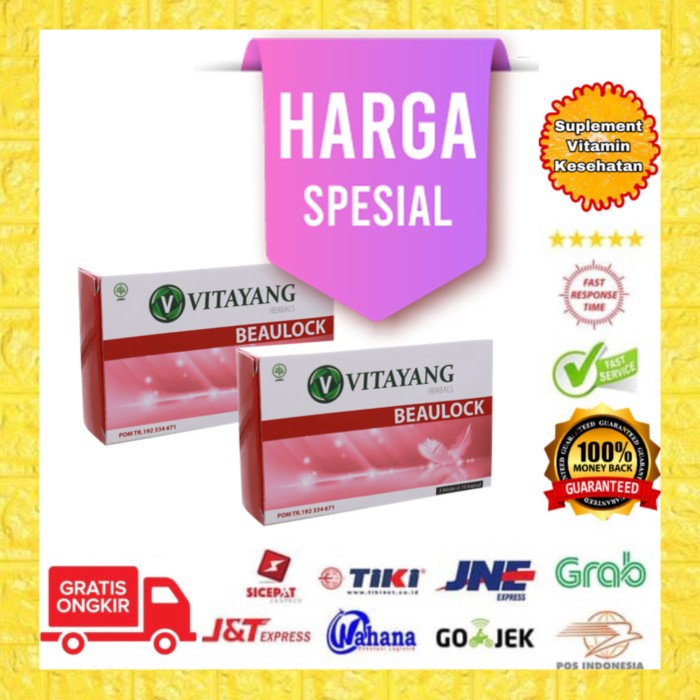 vitayang beaulock 2box KK Indonesia Kecantikan Antioksidan Astaxanthi