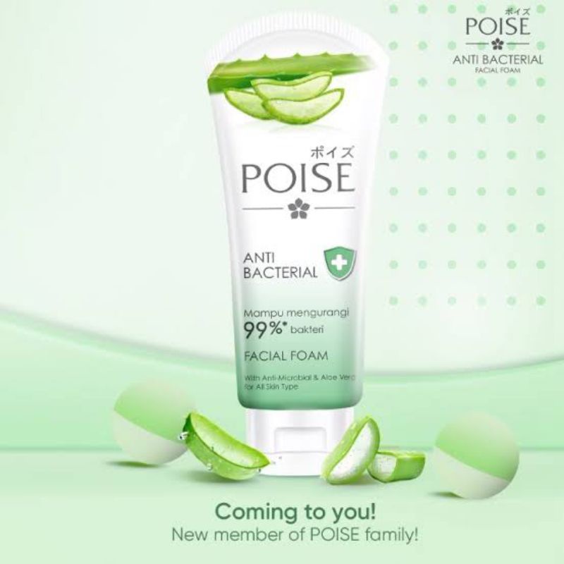 POISE FACIAL FOAM ANTI BACTERIAL