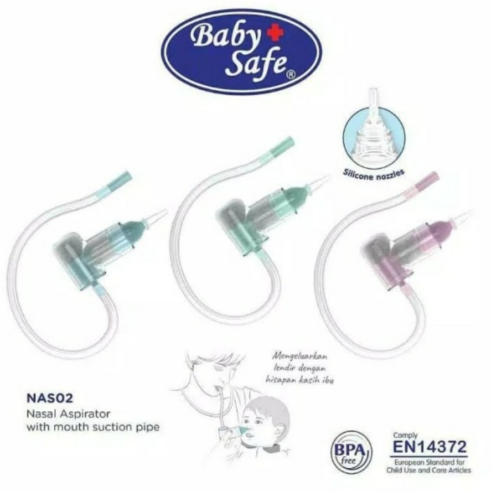 Baby Safe Nasal Aspirator / Alat Pembersih Hidung Bayi / Alat Sedot Ingus Bayi