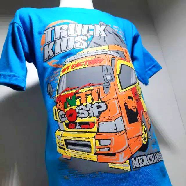 Baju Truk Oleng anak baju Truk anak anti gosip kaos truk anak