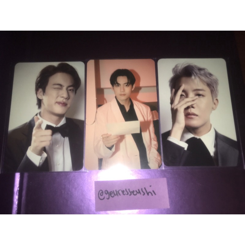 READY STOCK PC LUCKY DRAW LD PROOF BTS M2U JIN PC BENEFIT THE FACT CHINA JIN JHOPE SOWOOZOO YOONGI