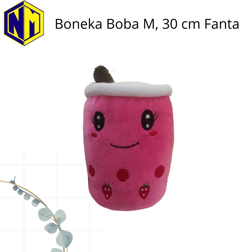 Boneka Boba L (30 cm) Bantal Boba label SNI Original Harga Murahbgt