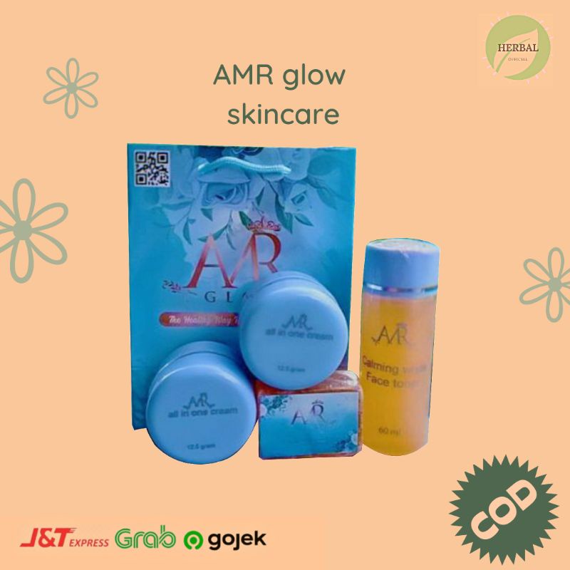 AMR Glow Skincare Original BPOM Whitening Premium