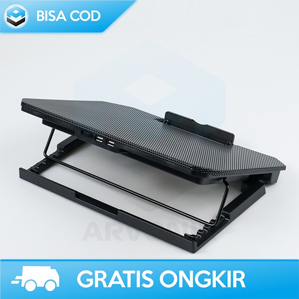 COOLER PAD LAPTOP ADJUSTABLE 2 FAN COOLINGPAD NOTE