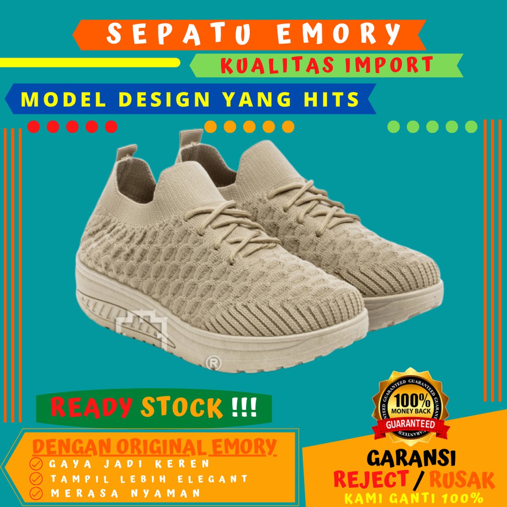 EMORY SEPATU SNEAKER WANITA | SANDAL IMPORT MURAH | SENDAL CEWEK IMPOR CANTIK | BATAM BANDUNG