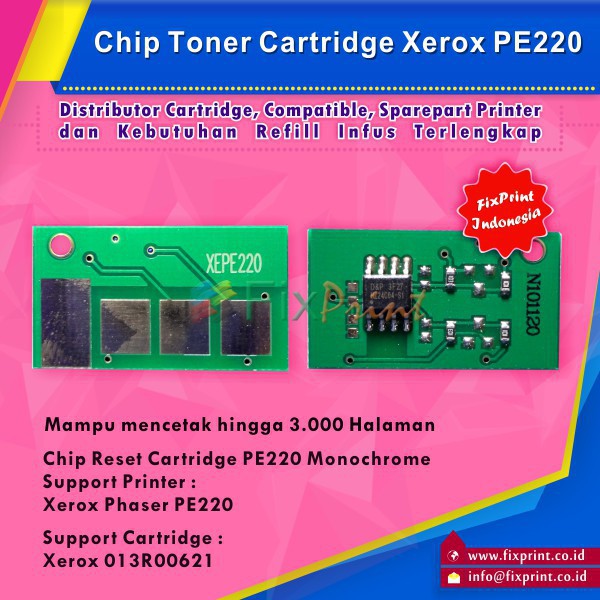 Chip Toner Cartridge Xerox PE220