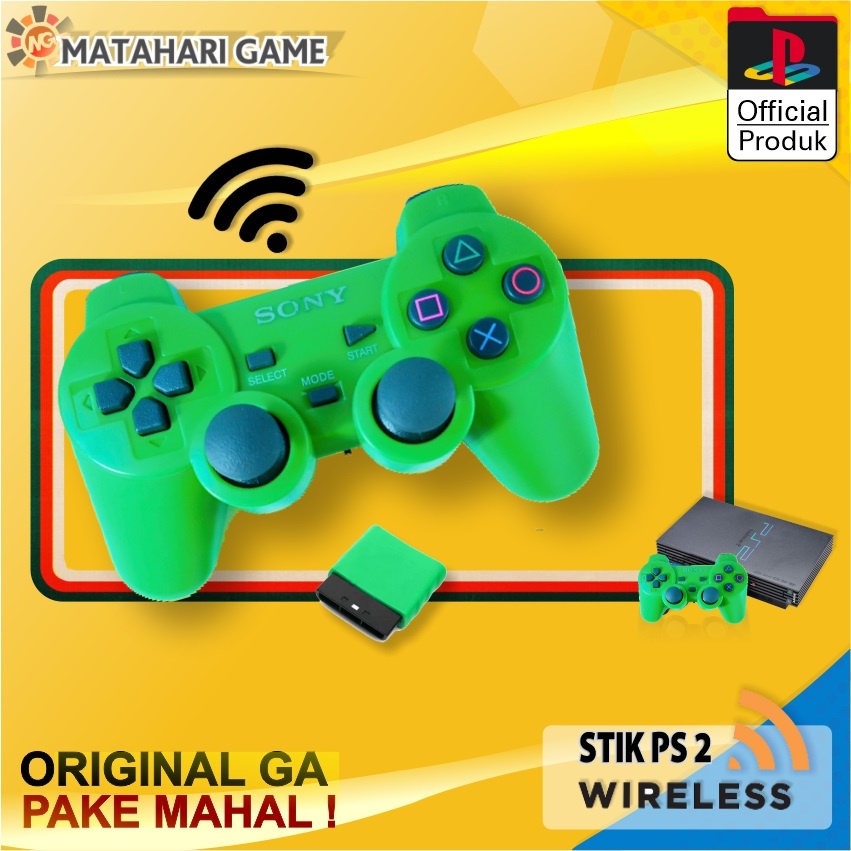 Stik Stick PS2 Wireless Sony Original Pabrik Putih