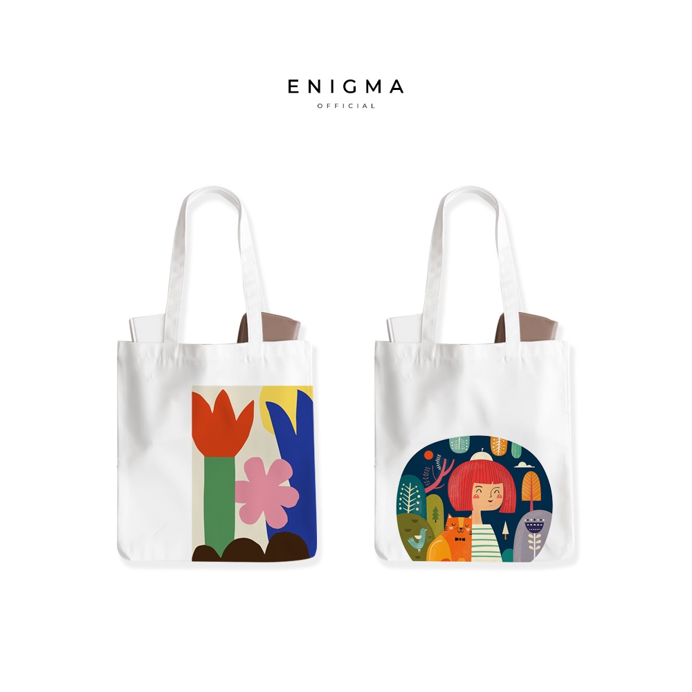 TERBARU TOTEBAG KANVAS AESTHETICS ORIGINAL ENIGMA OFFICIAL TOTEBAG WANITA TAS TOTE BAG