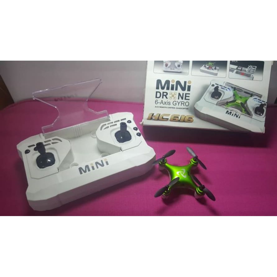 mini drone 6 axis gyro hc 616 - Hijau muda