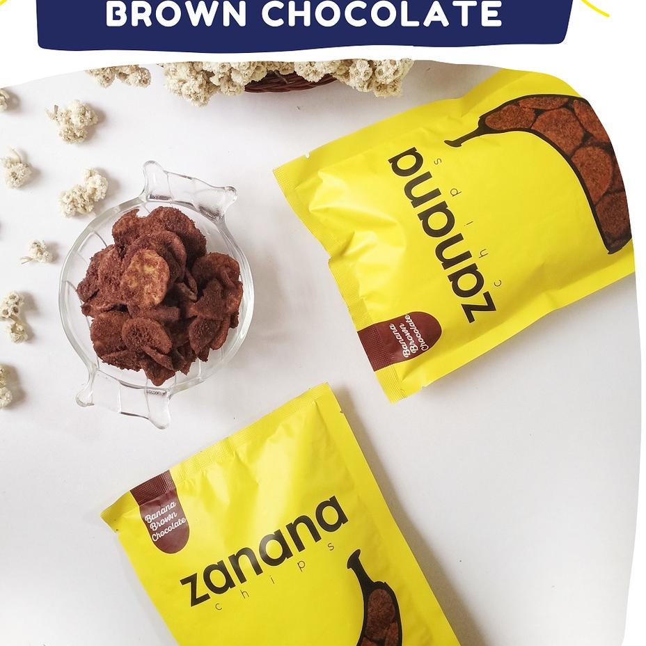 

(X39)Zanana Chips Brown Chocolate - Keripik Pisang Bumbu Tebal dan Renyah