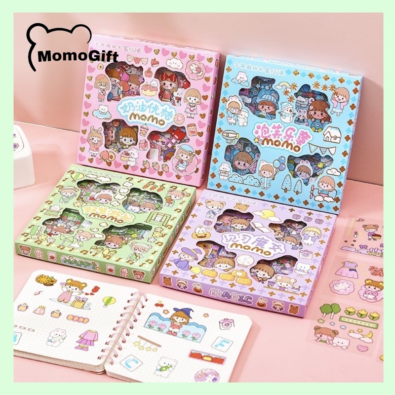 

Stiker Aesthetic Bening Sticker Buku Jurnal Deco Momo Colourfull