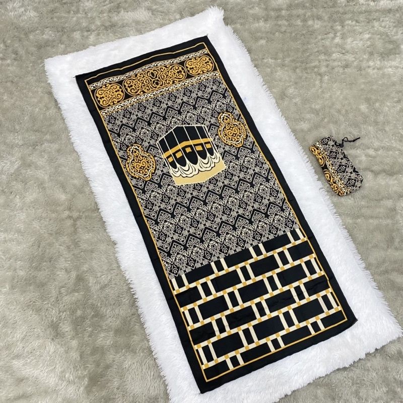 SAJADAH TRAVELING MOTIF KISWAH | SAJADAH TRAVEL TIPIS