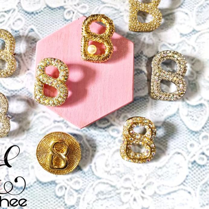 ✵ Bros 02. Bros Button KW premium , Bros Button KW, peniti hijab, aksesoris muslim, Bros button ✼